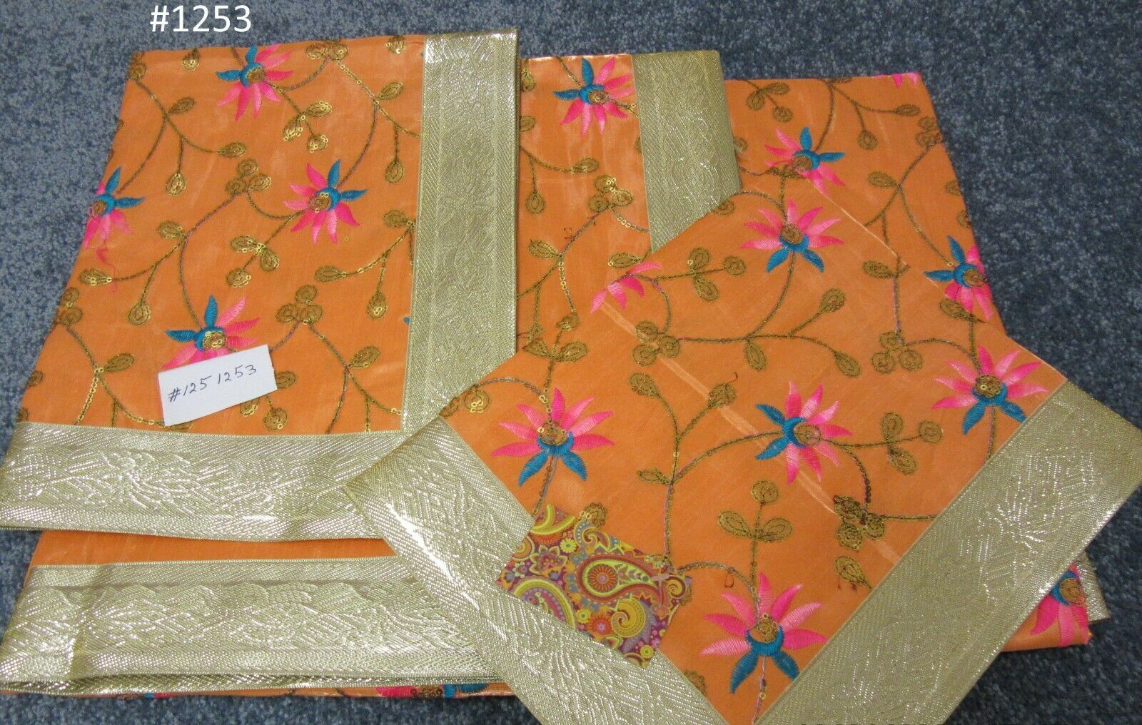 Rumala Sahib Head Cover for Gurdwara Worship Sikh Rligion (4 Pc Set